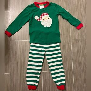Classic Whimsy Christmas pj set - Santa face size 5